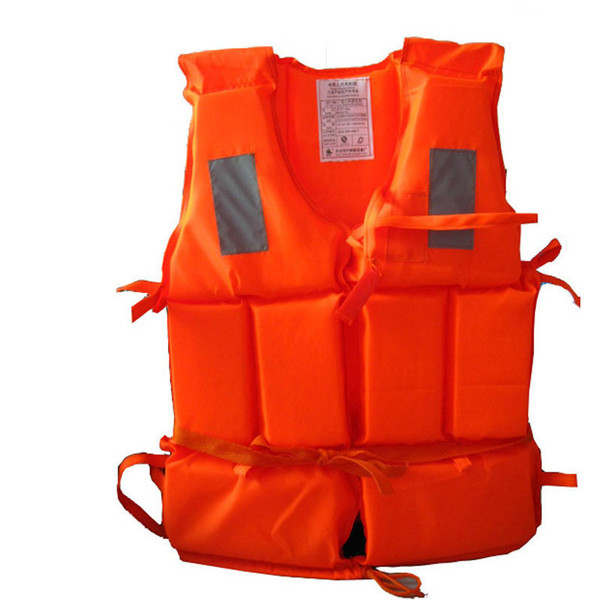 Professional Adult Working Life Jacket + Whistle Foam Vest Survival Suit Outdoor Swimwear Water Sport Swimming Drifting Fishing