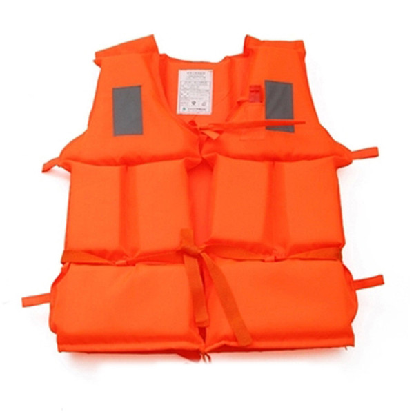 Swimming Life Jacket Snorkeling Adult Vest Lifesaving Boating Foam Aid Sailing Orange Save Security