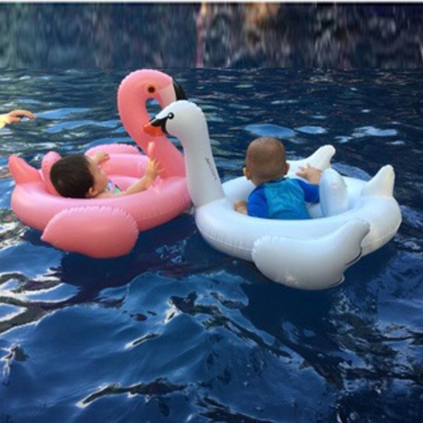 Flamingo children's swimming pool, baby swan swimming pool cartoon baby swimming pool