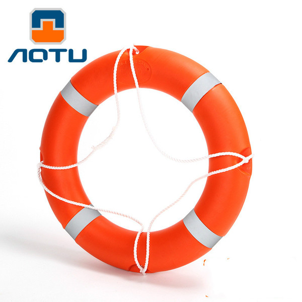 AOTU Marine Professional Rescue Ring Adult Rescue Swimming Ring 2.5KG Thick Solid GB Plastic 251