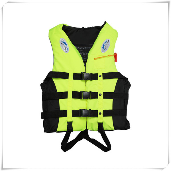 Outdoors Life Jacket Lifesaving Swimming Boating Sailing Vest + Whistle It Produce A Greater Buoyancy In The Water Sports
