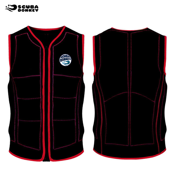 men Life Vest Adult women life vest Neoprene Vest for Surfing life jacket for Fishing Swimming Drifting