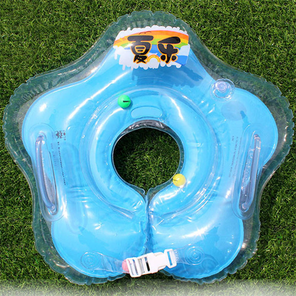 Newborn Baby Inflatable Neck Swimming Ring Anti-Rear Baby Collar Swimming Rescue Float Baby Inflatable Tube Ring Safety Swim Pool Toy