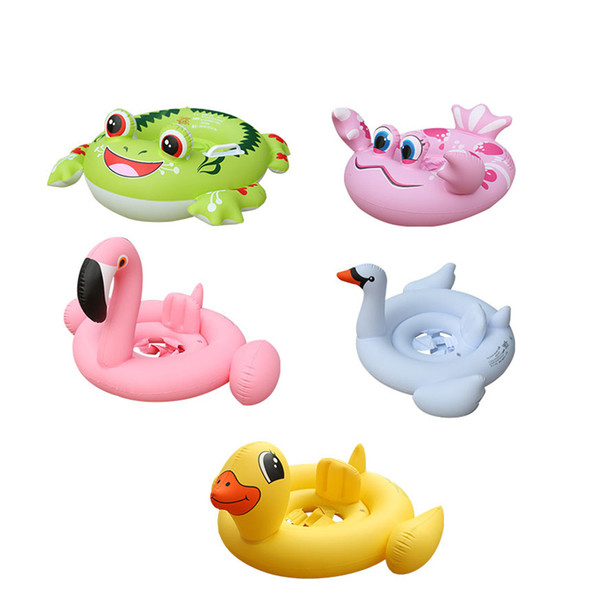 Baby Swimming Ring Dount Seat Inflatable Flamingo Swan Pool Float Baby Summer Water Fun Pool Toy Kids Swimming in the pool