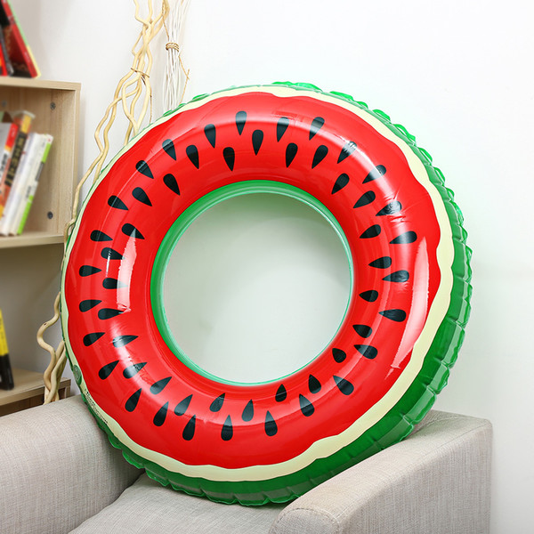 Inflatable Swimming Ring Watermelon swim ring Pool Float Circle Life Buoy Raft adult Kid Swimming Water Pool Toys Raft Water