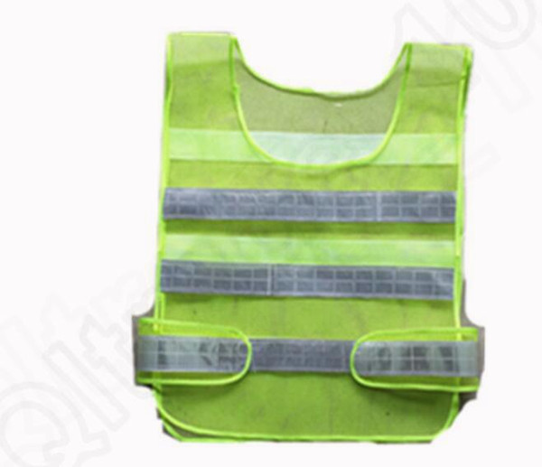 Wholesales Popular High Quality Visibility Reflective Safety Vest Coat Sanitation Vest Traffic Safety warning clothes vest for Free Shipping
