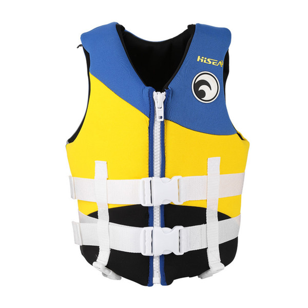 Kids Children Neoprene Floating Jacket For Rowing Boats Drifting Surfing Swimming Life Vest C19041201