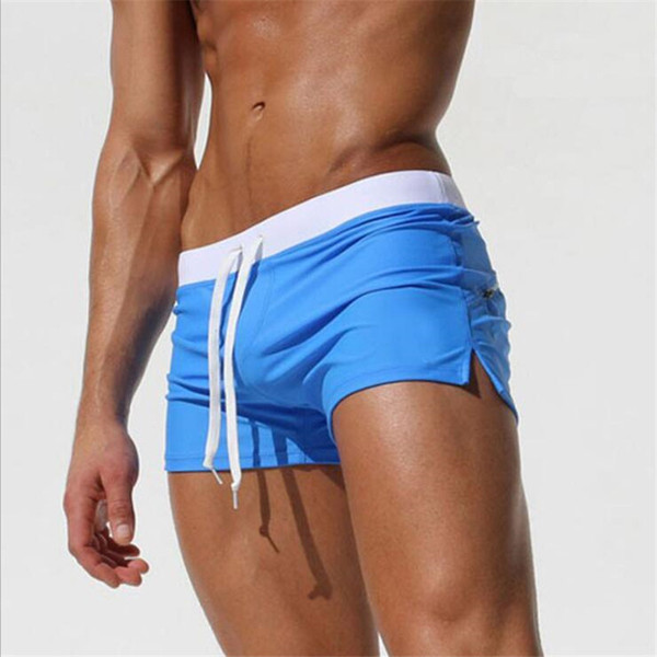 Men Summer Designer Comfortable Swimwear INS Fashion Quick Dry Men Beach Shorts Personality Elastic Teenagers Swimming Clothing