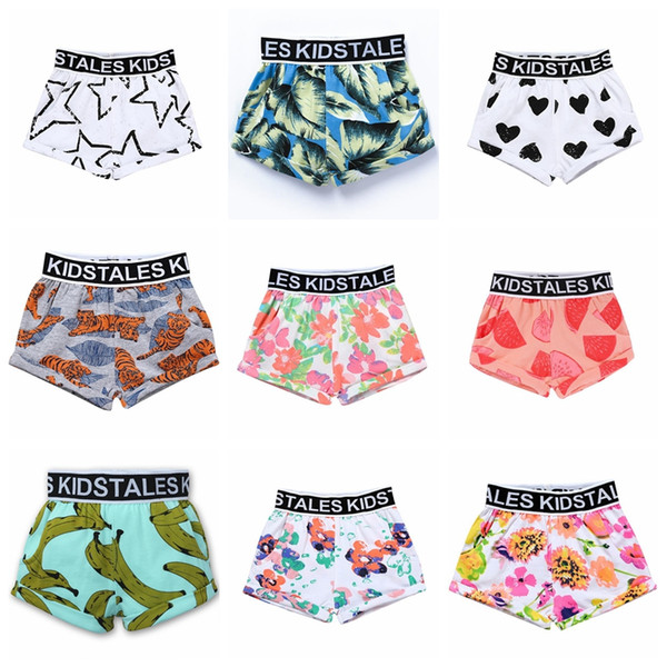 Baby boys Board Shorts children watermelon Pineapple leaves print Swim Trunks Beach Shorts 14 colors Kids Clothing MMA1595