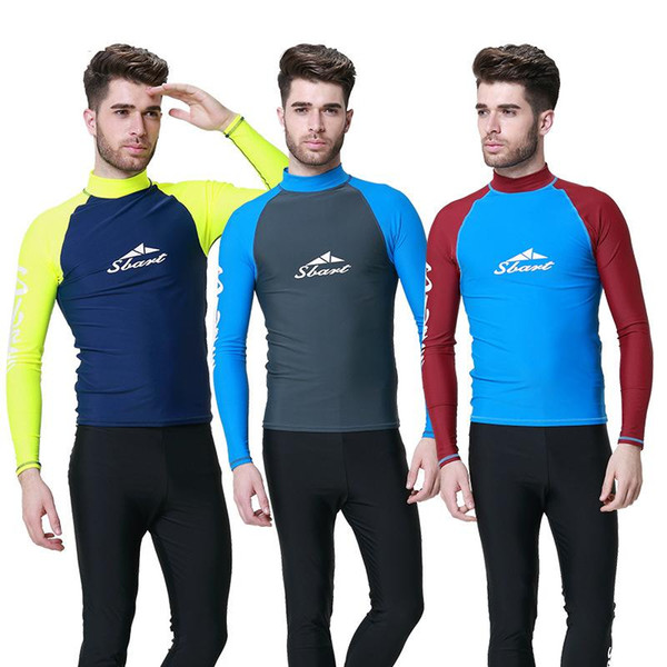 C69 Sunscreen long-sleeved swimsuit jellyfish clothing surfing suit snorkeling / diving suits adult male coat Sun protection Wetsuit