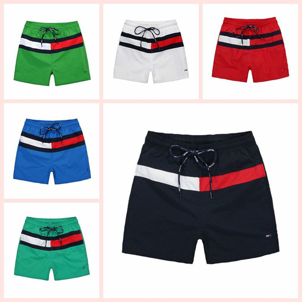 Board Shorts Mens Summer Beach Shorts Pants High-quality Swimwear Bermuda Male Letter Surf Life Men Swim Shorts