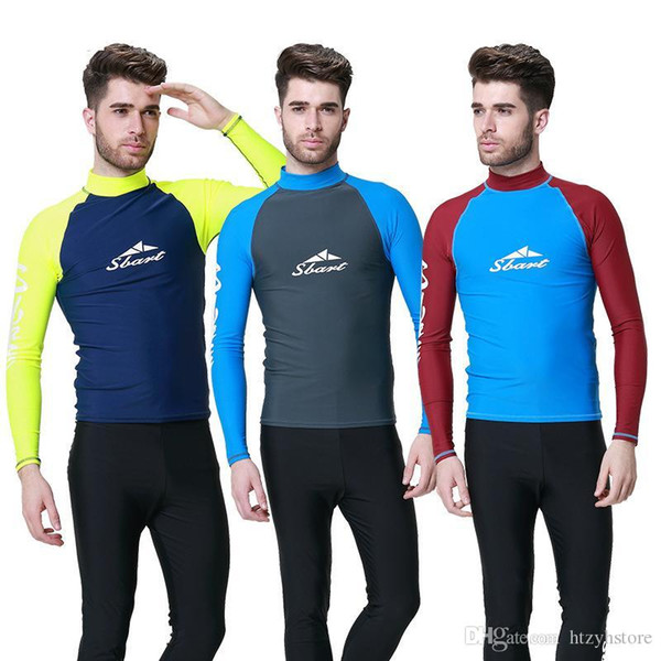 C69 Sunscreen long-sleeved swimsuit jellyfish clothing surfing suit snorkeling / diving suits adult male coat Sun protection Wetsuit