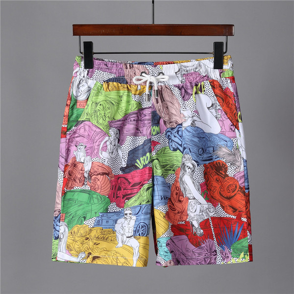 shorts men's summer bewach shorts high quality swimsuit Bermuda men's letter surf life men's beach pants Men Swimming Short