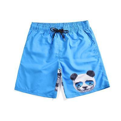Big lazy cat Summer Board shorts Quick Drying Creative Panda Animal Printed Mid Beach shorts fashion Waist bermuda praia shorts