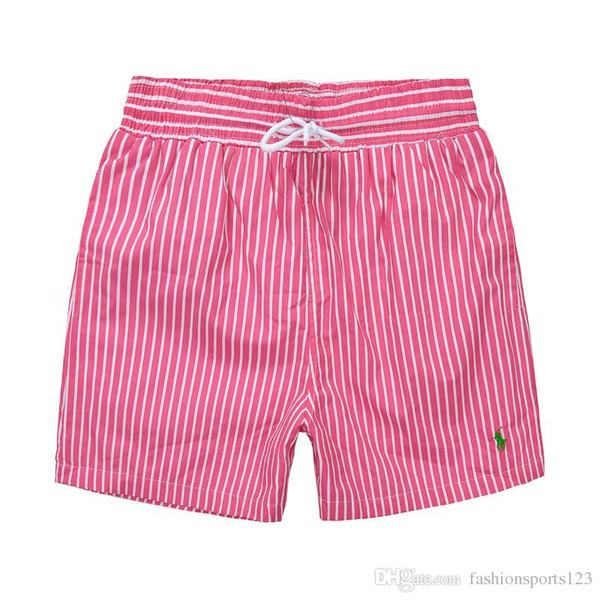 2019 New brand Arrival Summer Men's Shorts Sport Swimwear Shorts Pants Board Sports Half Loose surf Striped beach Shorts moleton mascul