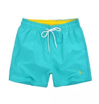 2018 Summer Swimwear Beach Pants Mens Board Shorts Black Men Surf Shorts Small Horse Swim Trunks Sport Shorts de bain homme