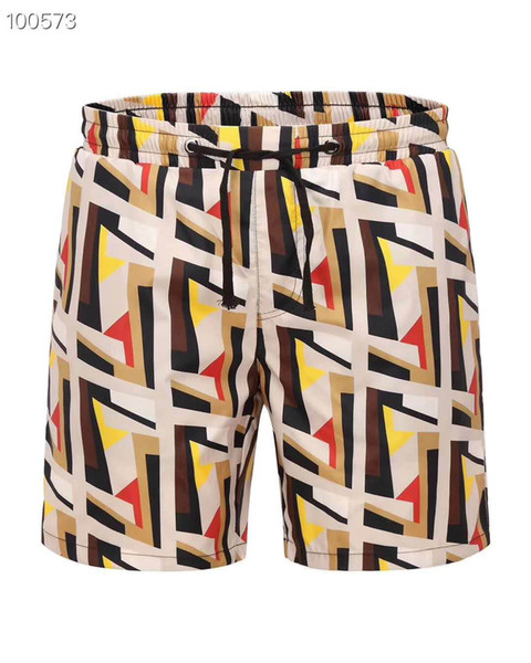 Europe and the United States summer new fashion printing men's beach pants lovers casual five pants Men Swimming Short wholesale
