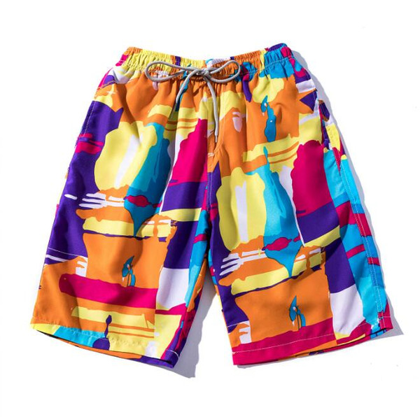 New summer men's fashion swimming trunks sexy surt beach swimwear boxer board shorts sports suit men's swimwear