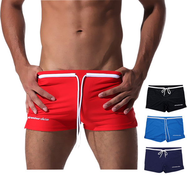 Men's Swimwear Swimming Boxer Shorts Sports Suits Surf Board Shorts Trunks hot springs Swimsuits Men Swim Suits