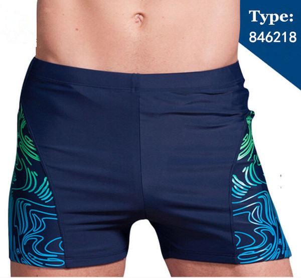 XL-5XL Plus Size Swimwear Men Swimming Trunks Zipper Pocket Swimsuit Mens Swim Shorts Beach Man Wear Boxer Briefs Bathing Suits