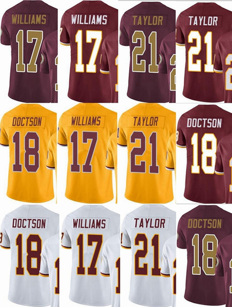 custom men/youth/women #17 Doug Williams 18 Josh Doctson 21 Sean Taylor Vapor Untouchable Limited/rush/elite jerseys