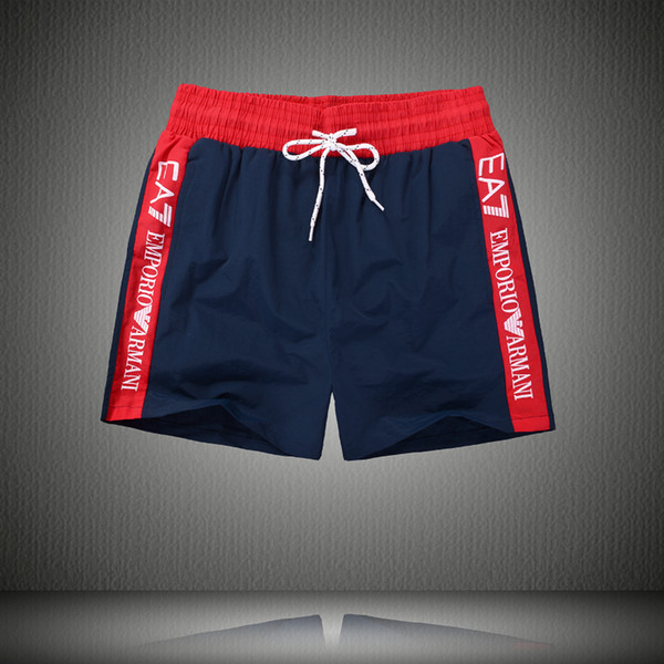Swim Trunks 2018 Summer Men's Spandex Boardshorts Quick Dry Board Shorts Bermuda Surf Beach Swimwear Short Homme New Phantom