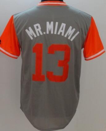 2018 Men's Players Weekend jersey 99 ALL RISE 24 KRAKEN 13 MR.MIAMI 10 PAPPO 11 RAJ 29 EL KOJA 27 TUVE 1 SHOWRREA Baseball jerseys
