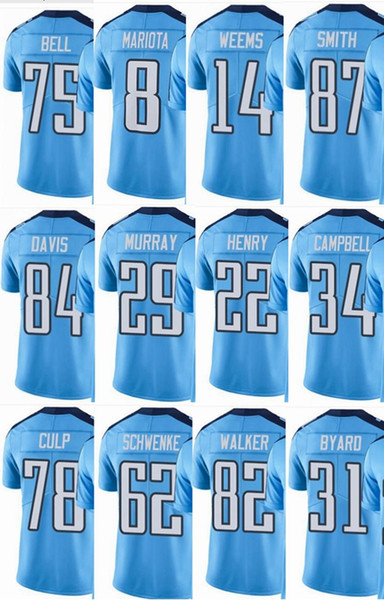 TITAN Tennessee #8 Marcus Mariota #77 Taylor Lewan #29 DeMarco Murray #22 Derrick Henry Men Women Youth Color Rush Elite Football Jerseys