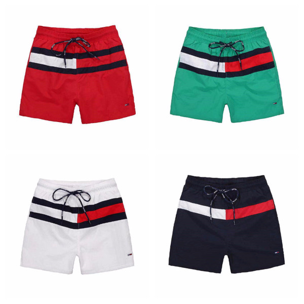 4 Colors Men's Swimwear Designer Summer Short Pants Swimming Shorts Boys Casual Quick Dry Sports Surf Clothes Beach Swimsuit