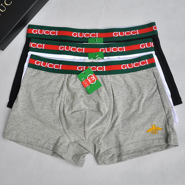 2019 desinger Boxer Brief For Man UnderPanties Sexy Underwear Mens Boxers Cotton Underwears Shorts Fish Pattern Male Boxer Shorts Size M-XXL