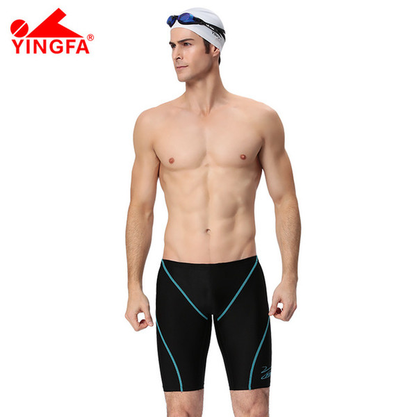 Yinfa FINA Men Swimsuit Competition Boys Swimwear Briefs Mens Swimming Trunks For Bathing Swim Shorts Sharkskin Swimsuit