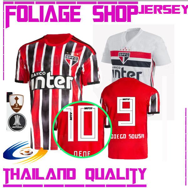 2019 Sao Paulo soccer jerseys thai quality home away shirts 19 20 Brasil Sao Paulo shirts football shirts