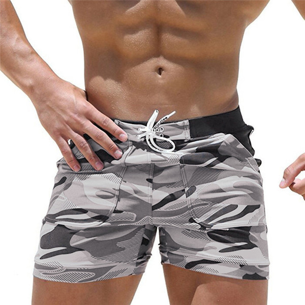 Swimming Trunks Swimsuit Man Camoulflage Swimwear Mens Boxer Sexy Bathing Suit Swiming Shorts For Male Swim Wear