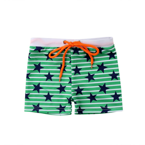 Boys Swimming Trunks Swim Shorts Skull Shark Stars Stripe Printed Summer Swimsuit Beachwear Kids Summer Trunks