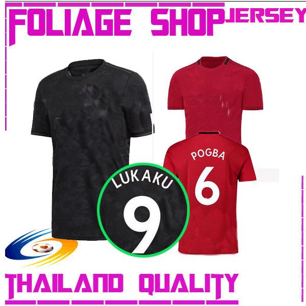 Thailand FC POGBA soccer jersey 2019 2020 LINGARD LUKAKU RASHFORD MARTIAL football shirt UniTEd UtD 19 20 uniforms man jerseys Manchester