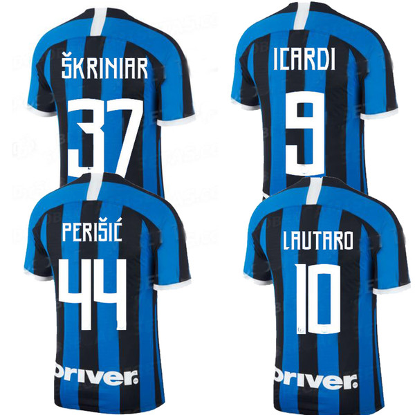 19 20 Thailand Inter soccer jersey milan home 2019 2020 ICARDI PERISIC NAINGGOLAN LAUTARO RAFINHA SKRINIAR RANOCCHIA football shirt uniforms
