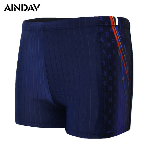 Quality Swimming Boxer Shorts Swim Trunks Swimsuits Men Print Male Swimwear Sports Swim Briefs Man Surf Board Shorts Plus