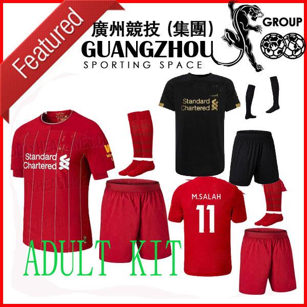 19 20 M.SALAH 11 adult kits soccer jerseys SETS 2019 SALAH MANE MAN SHORTS A.BECKER 1 GOALKEEPER KIT SOCKS JERSEY FOOTBALL SHIRTS