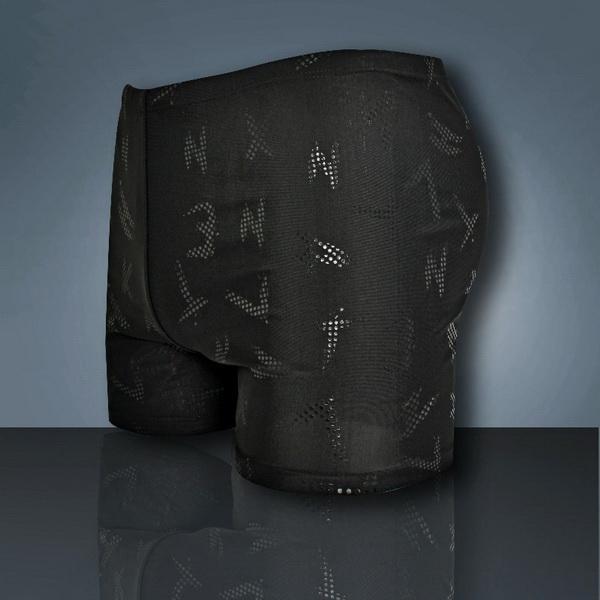 gym New fashion swimming trunks men's flat-horned swimming trunks split into men's hot spring beach swimsuits men's breathable swimwear
