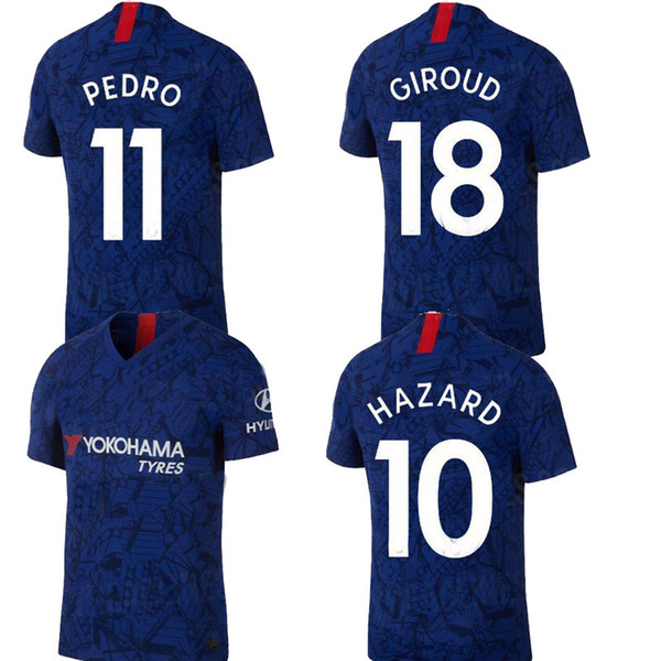 19 20 HAZARD soccer jerseys HOME AWAY third 2019 2020 maillot HIGUAIN PEDRO JORGINHO KANTE MORATA Giroud FOOTBALL shirts camiseta de fútbol