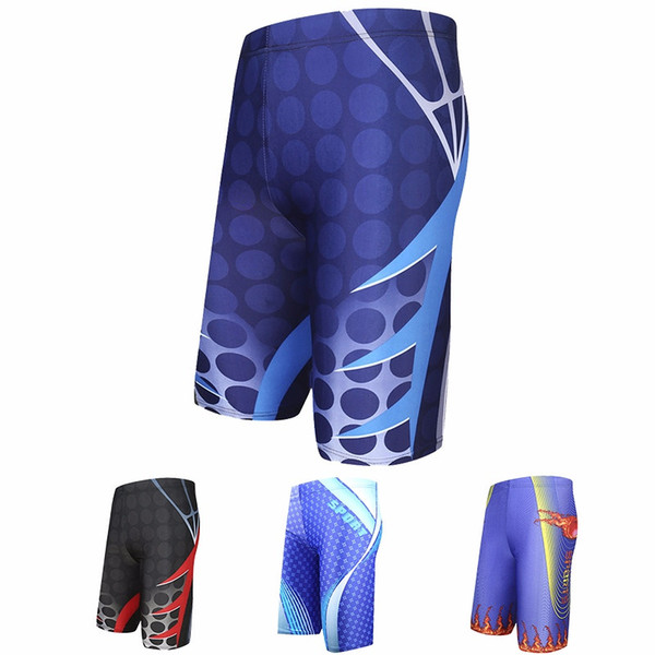 Hot Sale Swimming Trunks Men's Long Racing Swimming Swim Trunks Sport Shorts Classic Men Swimwear Beach Wear