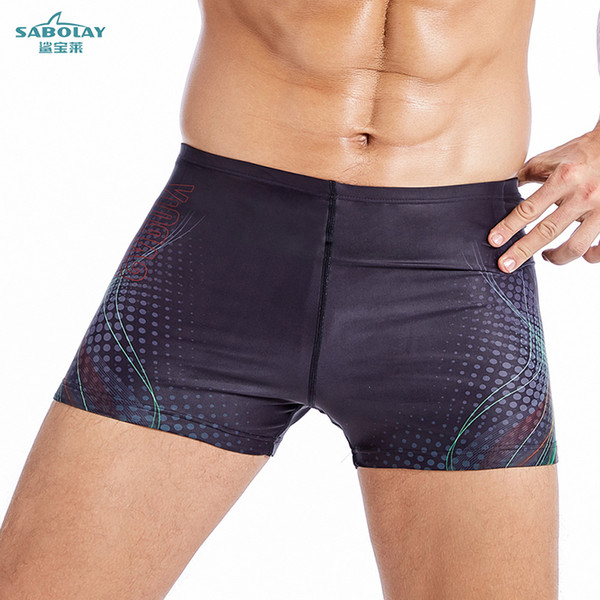 wholesale Swim Shorts Male Swimwear Water Repellent Swim Boxer Surfing Swimming Diving Swimsuit Beach trunks Short Pants