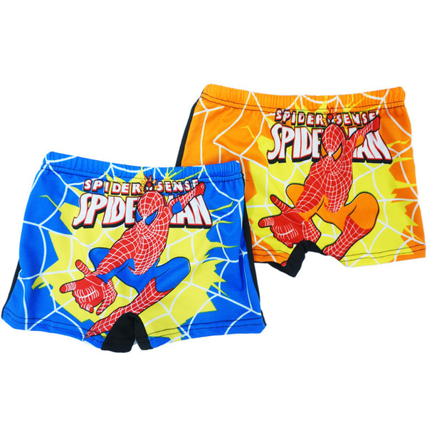 Spiderman swimming Trunks for boys 3 - 6 Age , kids swimming trunks swim boy shorts , children swimsuit swimwear Yellow