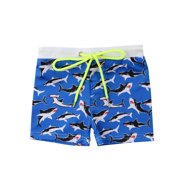2018 New children Swim Wear Trunk Boys swimsuits Summer drawstring Kid Child Boys swimming trunks Summer print beachwear