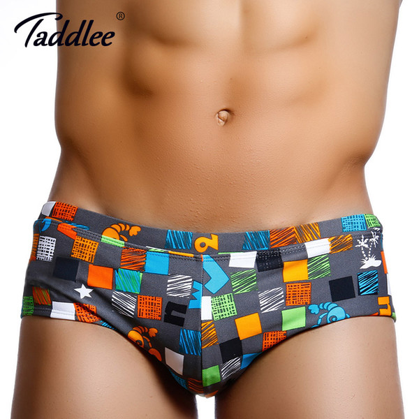 Taddlee Brand 2017 New Sexy Men Swimwear Swim Briefs Bikini Swimming Board Surf Boxer Trunks Bathing Suits Swimsuits Gay