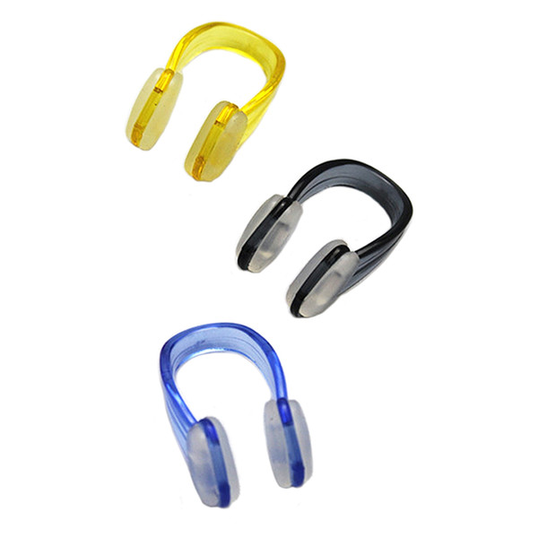DSGS Swimming Nose Clip Diving Protector Plastic Nose Clip Random Color 9pcs/set