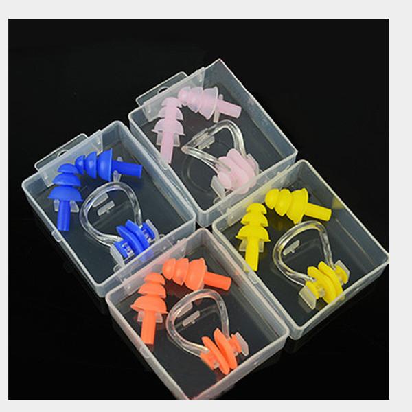 HW-23 New arrival! safety soft Different color 100%silicone comfortable swimming nose clip for free shipping!