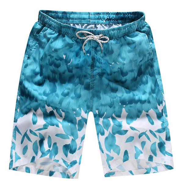 Outdoor Men's Beach Shorts Casual Loose Floral Shorts Quick Dry Surfing Beach Pants
