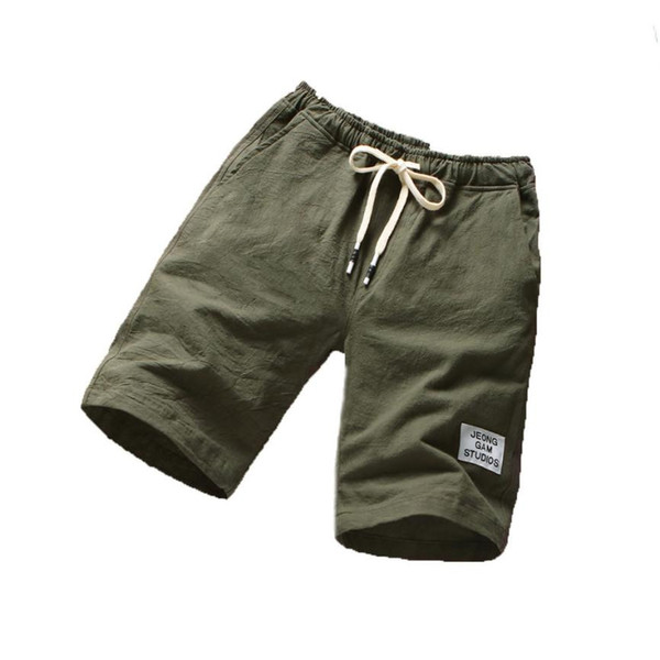 Summer Plus Size Solid Mens Beach Pants Sports Breathable Summer Fitness Running Pants Shorts Swim Trunks Swimming Surf