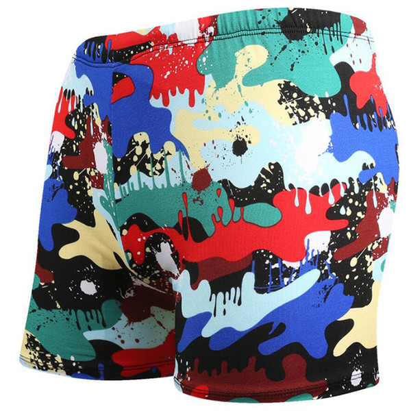 Camouflage Men Swimming Trunks Briefs Swimwear Swimsuit Swim Shorts Pants Wear Colorful Bathing Beach Suit maillot de bain
